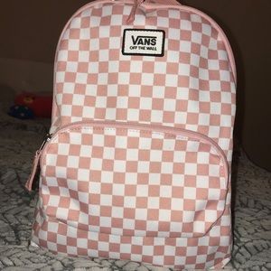 medium size official vans checkerboard backpack